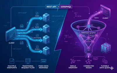 REST API و GraphQL الفرق الحقيقي بينهما ومتى تستخدم كل تقنية؟